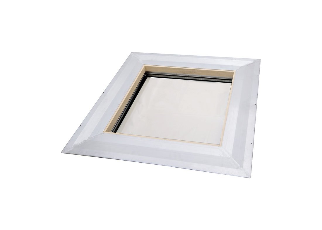 SIG Skylights FMB 24x24 Deck Mounted, Self-Flashed Glass Skylight